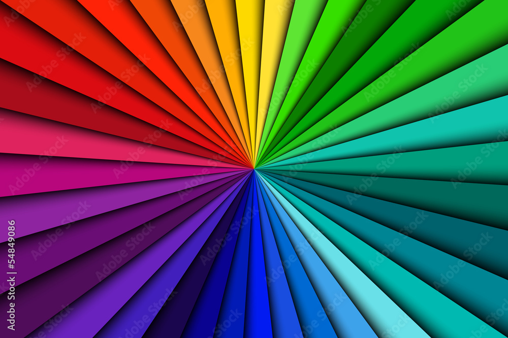 Wall mural abstract color background spectrum lines