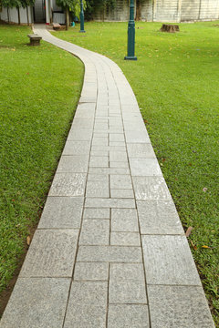 stone walkway