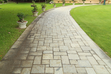 stone walkway