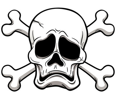 Vector illustration of Skull and Crossbones