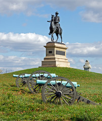 General Hancock at Gettysburg - obrazy, fototapety, plakaty