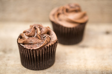 Frosted cupcakes