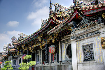 Fototapeta na wymiar Mengjia Longshan Temple, Taipei, Tajwan