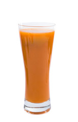 glass of carrot juice