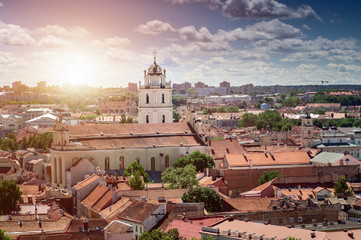 Vilnius Old Town, Lithuania - obrazy, fototapety, plakaty