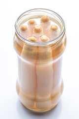 asparagus from Navarra (Spain) preserves white boat