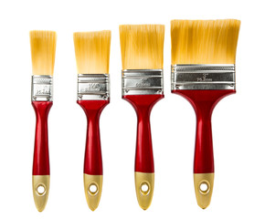 Paint brushes isolated