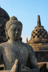 Bouddha à Borobudur