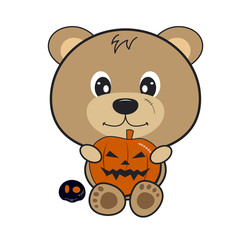 Obraz na płótnie Canvas Halloween bear design