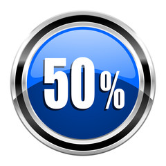 50 percent icon