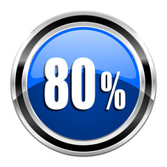 80 percent icon