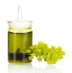 Medicine bottle isolated on white