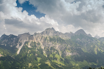 Berge Gimpfel und Rote Flüh im Tannheimer Tal