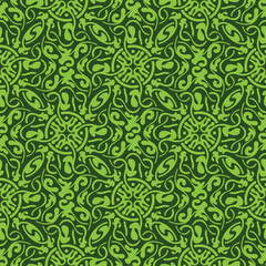 Green seamless pattern