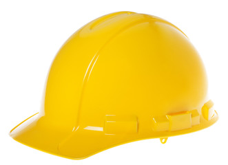 Fototapeta premium Isolated Hard Hat - 45° Yellow