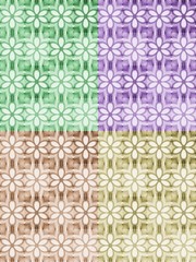 Multicolor abstraction background with flowers