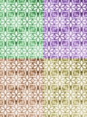 Multicolor abstraction background with flowers