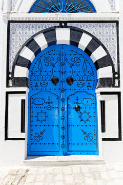 Ornamental Blue Door.