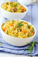 .Cous cous with pumpkin