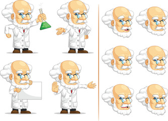 Scientist or Professor Customizable Mascot 10