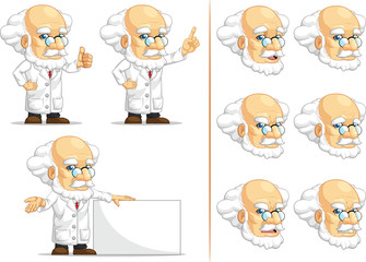 Scientist or Professor Customizable Mascot 6