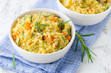 .Cous cous with pumpkin