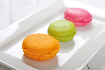 Colorful macaroons