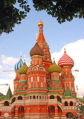 Fototapeta na wymiar Saint Basils katedra w Moskwie