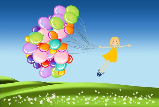 podróż z balonami