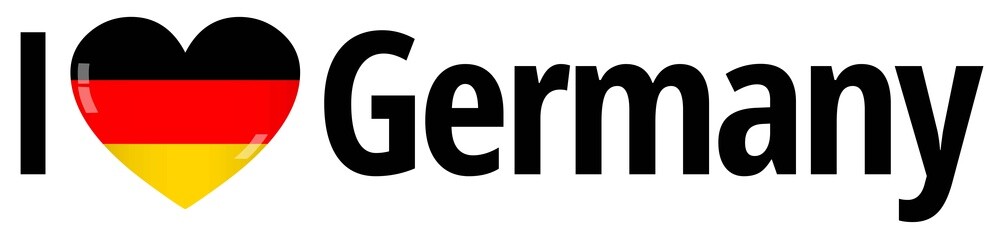 Fototapeta premium I Love Germany