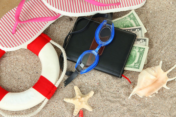 Conceptual image of summer holidays.