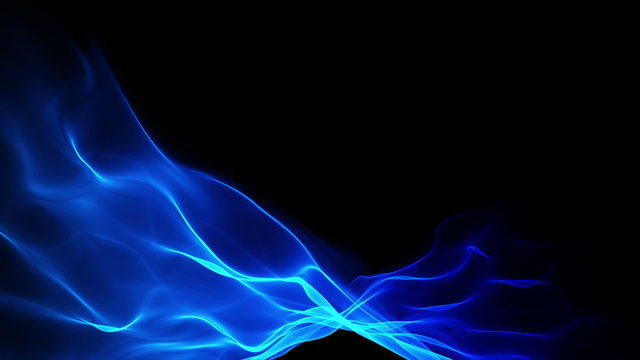 abstract soft wave background, blue waves motion flow