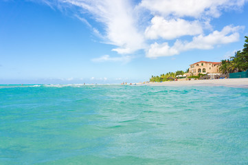 Fototapeta na wymiar Plaży Varadero na Kubie