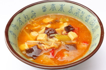 sauer scharf Suppe
