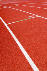 Fototapeta premium red race for running