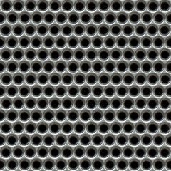 Metal mesh holes background