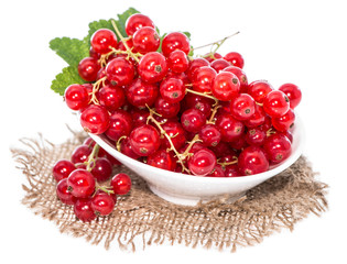 Isolated Red Currants