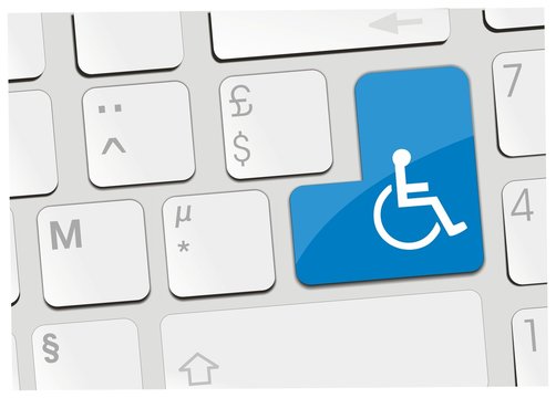 clavier fauteuil roulant