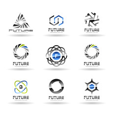 Set of Future technology icons. Vol 2.