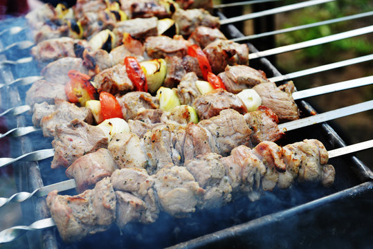 delicious grilled meat