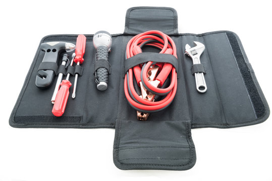 Emergency Kit , Car Jack, Jumper Cables For Car