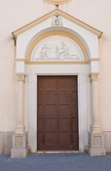 Fototapeta na wymiar Stella Maris Kościół. Manfredonia. Apulia. Włochy.