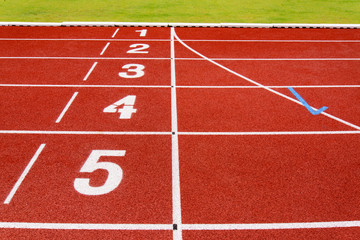 red race for running