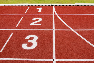 red race for running