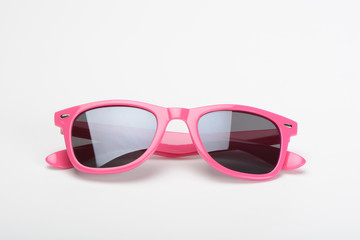 Gafas de sol de color rosa