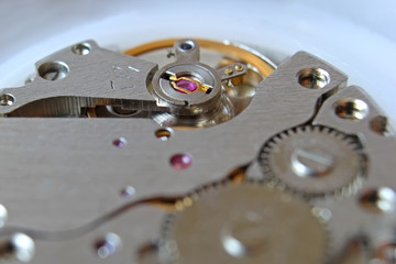 Details of the clock mechanism
