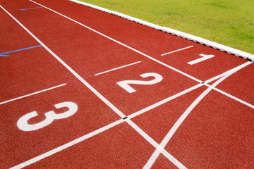 red race for running