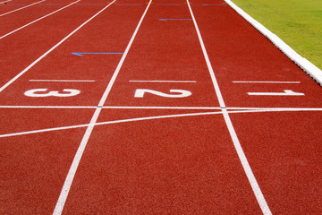 red race for running