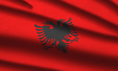 Drapeau de l'Albanie