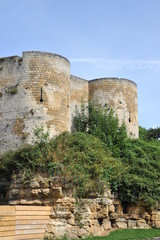 Fortifications porte des champs, château de Caen 4